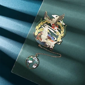 Brass Bookmark Metal Bookmark Hollow Design Bookmarks Vintage Cutout Bookmark - Picture 1 of 12