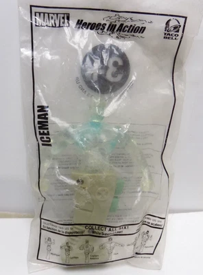 DE COLECCIÓN TACO BELL / JUGUETE MARVEL - HÉROES EN ACCIÓN - HOMBRE DE HIELO - NUEVO EN PAQUETE - SELLADO Foto 1 de 3