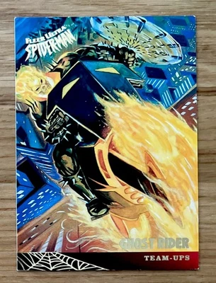 FLEER Ultra 95 Marvel Spider-Man Gold Foil Card #118 GHOST RIDER Mint! Team-Up  - Image 1 of 2