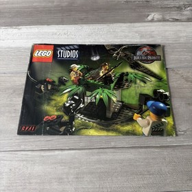 LEGO 1370 Studios Jurassic Park III: Raptor Rumble Manual Only Instructions 2001