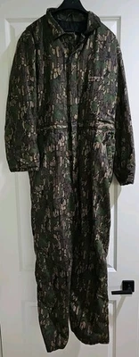1970s Winchester TREBARK Camo Coveralls Camouflage Hunting Insulated Mens L EUC  - Image 1 of 4