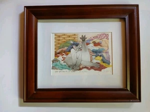 JS Perry Yoga You Can Do At Home limitierte Ausgabe Lithographie Druck AP 8/80 COA signiert - Bild 1 von 10