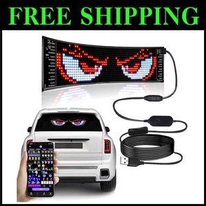 Insegna LED Programmabile per Auto, Controllo Bluetooth, Design Fai da Te - Foto 1 di 8
