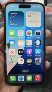 Apple iPhone 16 / 256GB / Black / T-Mobile / FOR PARTS / BH 100% / 28O - Afbeelding 1 van 7