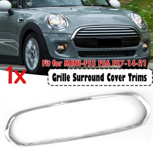 Front Surround Grille Frame Cover Trim Fits Mini Cooper S F55 F56 F57 2014-21 - Picture 1 of 11