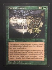 MTG magic *NATURAL BALANCE* Mirage Green Sorcery Rare English