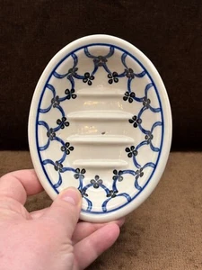 Polish Pottery Soap Dish Design 59 Ceramika Artystyczna GUC Boleslawiec - Picture 1 of 12