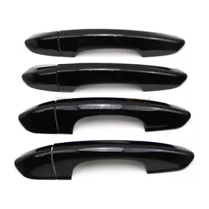 4 Pcs Black Door Handle Cover Decoration Trim Stickers For Ford Fusion 2013-2020 - Picture 1 of 7
