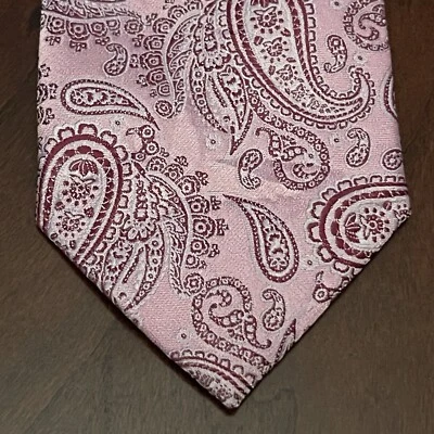 Corbata Steve Harvey Celebrity Edition rosa 100 % poliéster para hombre hecha en China Foto 1 de 4