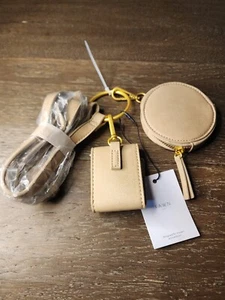 FAWN The Pouch Pendant Set Color Oat NWT - Picture 1 of 5