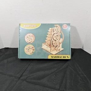 Auryee Marble Run 3D Solar Powered Wooden Puzzle Physics Craft Build Sealed New - Picture 1 of 18