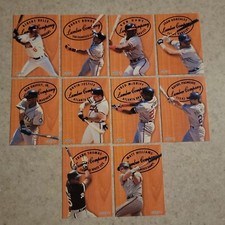 1994 Fleer Lumber Company Insert Complete Set (Bonds, Griffey, Thomas, McGriff)