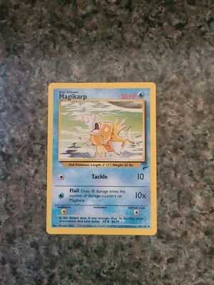 MAGIKARP - Base Set 2 - 50/130 - Uncommon - Pokemon Card - Unlimited Edition NM - Image 1 of 2