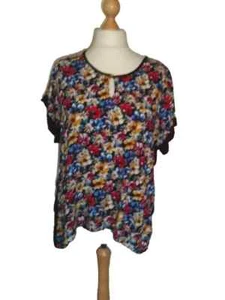 ladies floral front top from Marina Kaneva size 16 in great condition - Picture 1 of 2