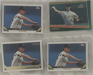 1993 Score Select #307, Topps #163 (2), Topps Gold #163 Tim Wakefield Rookie Lot - Picture 1 of 2