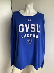 Women’s 2XL Grand Valley St Lakers blue Under Armour T-shirt - Picture 1 of 4
