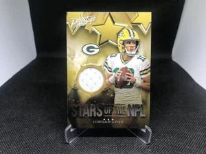 (2) Jordan Love lotto Prestige Starts of NFL Relic Patch Donruss Rated Rookie Pack - Foto 1 di 2
