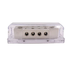 A4A 0/2 Gauge To 8 X 8 Gauge Power/Ground Distribution Block Brass A++ - Picture 1 of 5