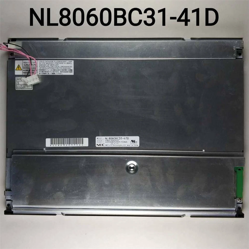 NL8060BC31-41D 12.1" 800*600 Resolution LCD Screen Panel - Image 1 of 1