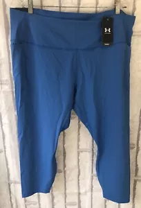 Under Armour Fitted High Rise Ankle Legging Size 3X Blue NWT MSRP $65 Retail - Picture 1 of 4