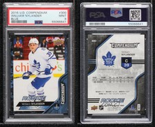 2016-17 Upper Deck Compendium Rookies Blue William Nylander PSA 9 MINT Rookie RC