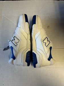 Size 9.5- New Balance 550 White Cobalt Brand New Damaged Box - Picture 1 of 7