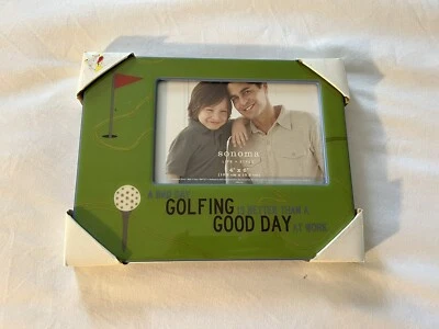 Marco de fotos "A Bad Day Golfing is Better Than a Good Day at Work", nuevo en caja Foto 1 de 2