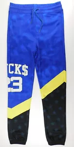 "Pantalones de sudor ""goteo sucio"" BUCK$23 Michael Jordan azul amarillo negro blanco M" - Imagen 1 de 9