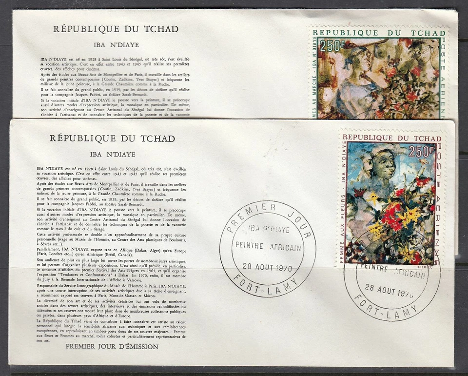 Chad Scott C62-3 FDC - Paintings - Image 1 of 1