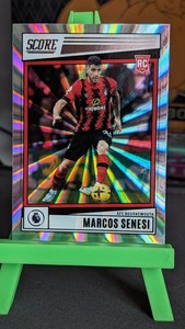 PANINI PREMIER LEAGUE SCORE 2022/23 -MARCOS SENESI -BOURNEMOUTH - SILVER LASER