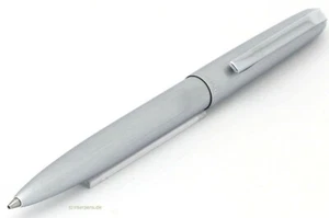 Pelikan K478 Silverstar Kugelschreiber Schiebekappe Metall Chrom strichmattiert - Picture 1 of 4