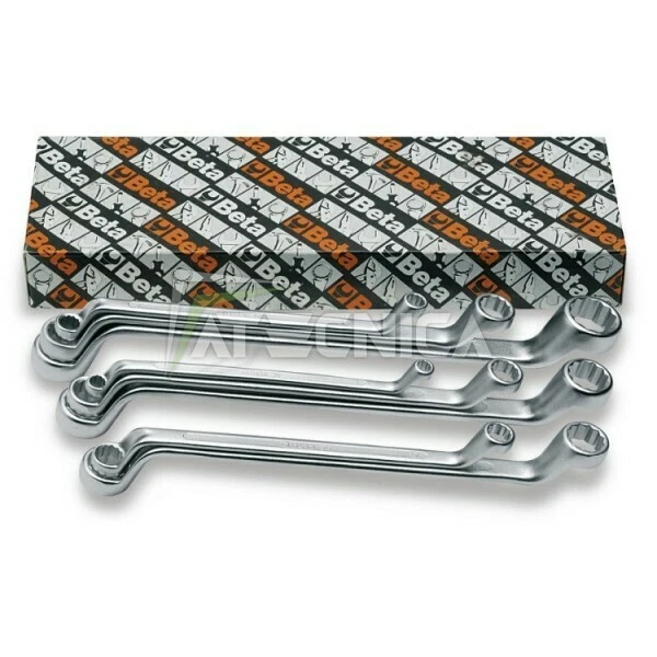 Serie set 8 chiavi Beta Tools 90/S8 poligonali doppie curve cromate officina - Imagen 1 de 1