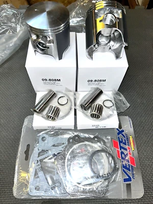 1982 1983 84 85 86 87 88 89 1990 1991 Yamaha SRV 540 Pistons/Gaskets Rebuild KIT - Image 1 of 2