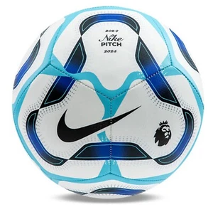 Nike Unisex Premier League Soccer Ball White Blue Football EPL Balls FZ3048-101 - Picture 1 of 7