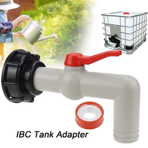 IBC Auslaufhahn DN40/50 32mm IBC Tank Kugelhahn Wasserhahn IBC kugelauslaufhahn - Bild 1 von 12