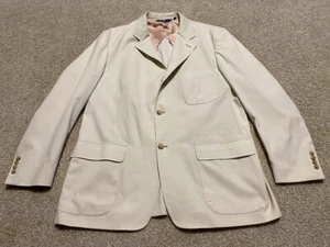 Vintage Polo Ralph Lauren Beige Blazer Anzugjacke Herren XL - Bild 1 von 17