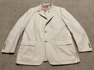 Blazer Traje Chaqueta De Colección Polo Ralph Lauren Beige Para Hombre XL Foto 1 de 4
