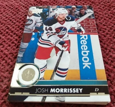 2017-18 17-18 Upper Deck UD Series 1 Base #196 Josh Morrissey Jets - Image 1 of 4