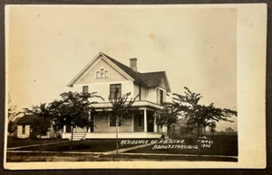 Abbotsford WI View of  the F.B. Wing Residence 1908 SHIPS FREE - Picture 1 of 1