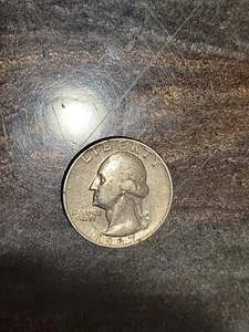 1967 Washington Quarter- No Mint Mark Letters and Date on Rim Mint ERR - Picture 1 of 4