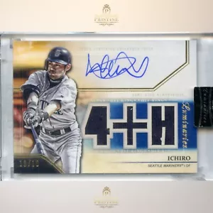 ICHIRO SUZUKI 2020 Topps Luminaries Hit Kings Relic Auto 10/10 Blue #HKAR-I 2Y - Picture 1 of 2