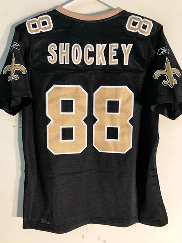 Reebok Women's Premier NFL Jersey New Orleans Saints Jeremy Shockey Black sz XL Cover