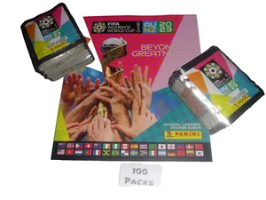 100 Paquetes Sellados PANINI FIFA Copa Mundial Femenina 2023 AU y Nueva Zelanda Nuevo + Álbum Gratis - Imagen 1 de 10