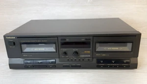 Technics Stereo Cassette Dual Tape Deck RS-TR311 Lettore Auto-Reverse da riparare - Foto 1 di 17