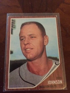 1962 Topps Ken Johnson 278 Baseball Card - Bild 1 von 1
