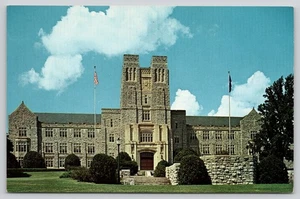 Blacksburg Virginia Burruss Hall Virginia Polytechnisches Institut Postkarte - Bild 1 von 2