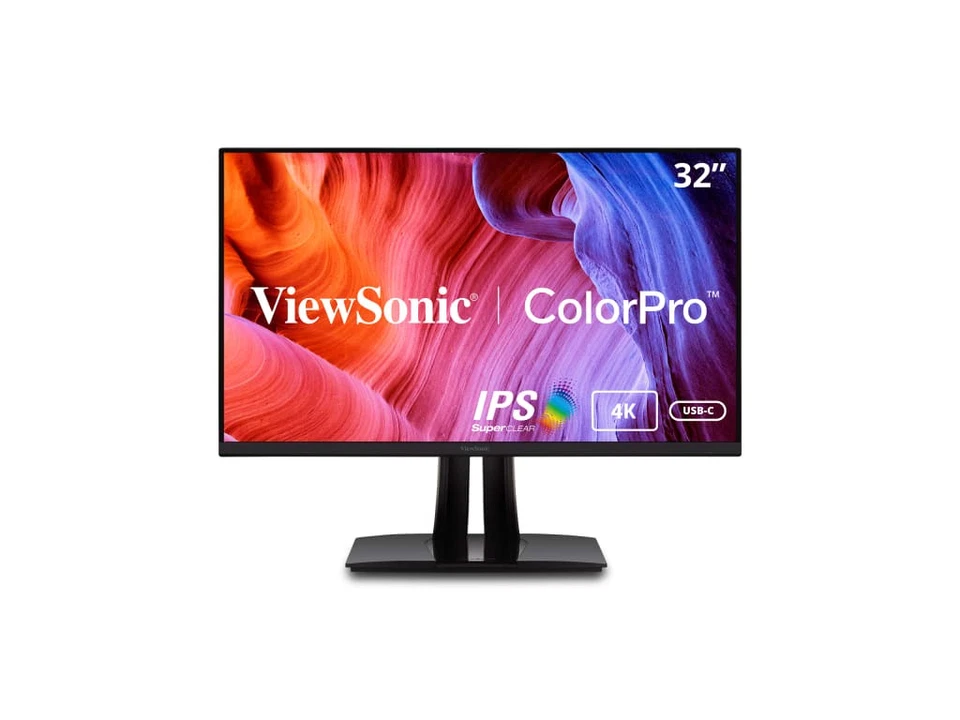 ViewSonic VP3256-4K - 32IN 4K UHD Professional Graphic Design Monitor with USB-C - Image 1 of 1