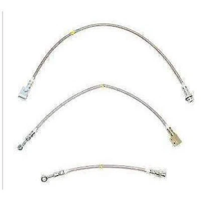 For Ford F-150 Ranger 1975-1981 Brake Hose Kit w/ 4WD Front-HSK0014SS-CPP - Image 1 of 2