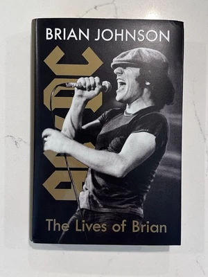Brian Johnson Autographed Book AC/DC SIGNED Book Biography COA #5 - Image 1 of 4