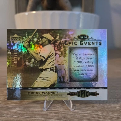 Upper Deck Epic Events 2006/675 Honus Wagner #EE99 HOF Foto 1 de 3